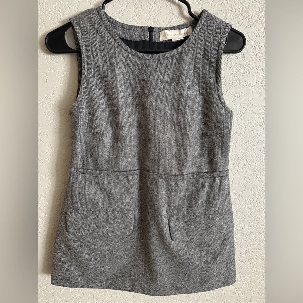 Stella McCartney wool sleeveless top size small